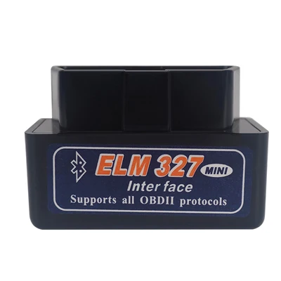 ELM327 v2.1 OBD2 автомобильный сканер OBDII сканер Bluetooth ELM 327 Автомобильный диагностический инструмент для BMW Renault Honda Kia Ford hyundai Lexus - Цвет: Черный