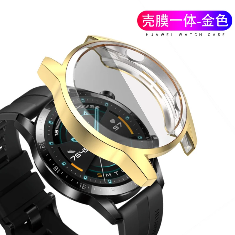 Чехол для часов HD для huawei watch GT 2 46 мм, мягкий ТПУ защитный чехол на весь экран, защитная крышка, аксессуары - Цвет: 8104