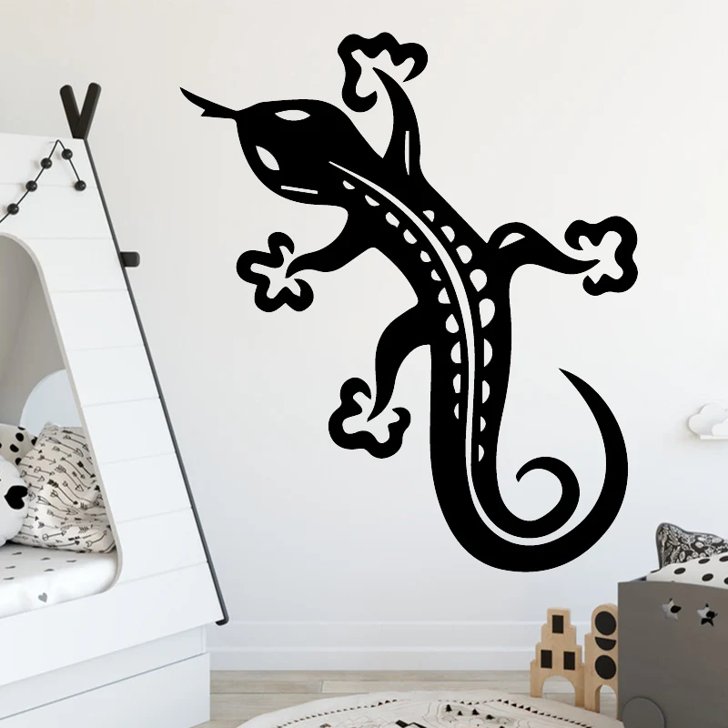 Diy Gecko настенные художественные наклейки стикеры фрески для домашнего декора