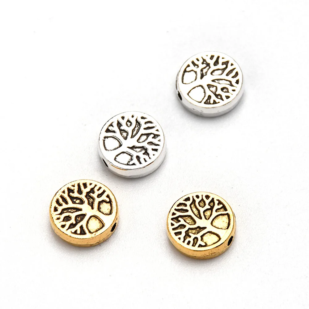 Baum des Lebens Spacer Perlen für schmuck machen 9mm Durchmesser 1,3mm Loch – Detail 4