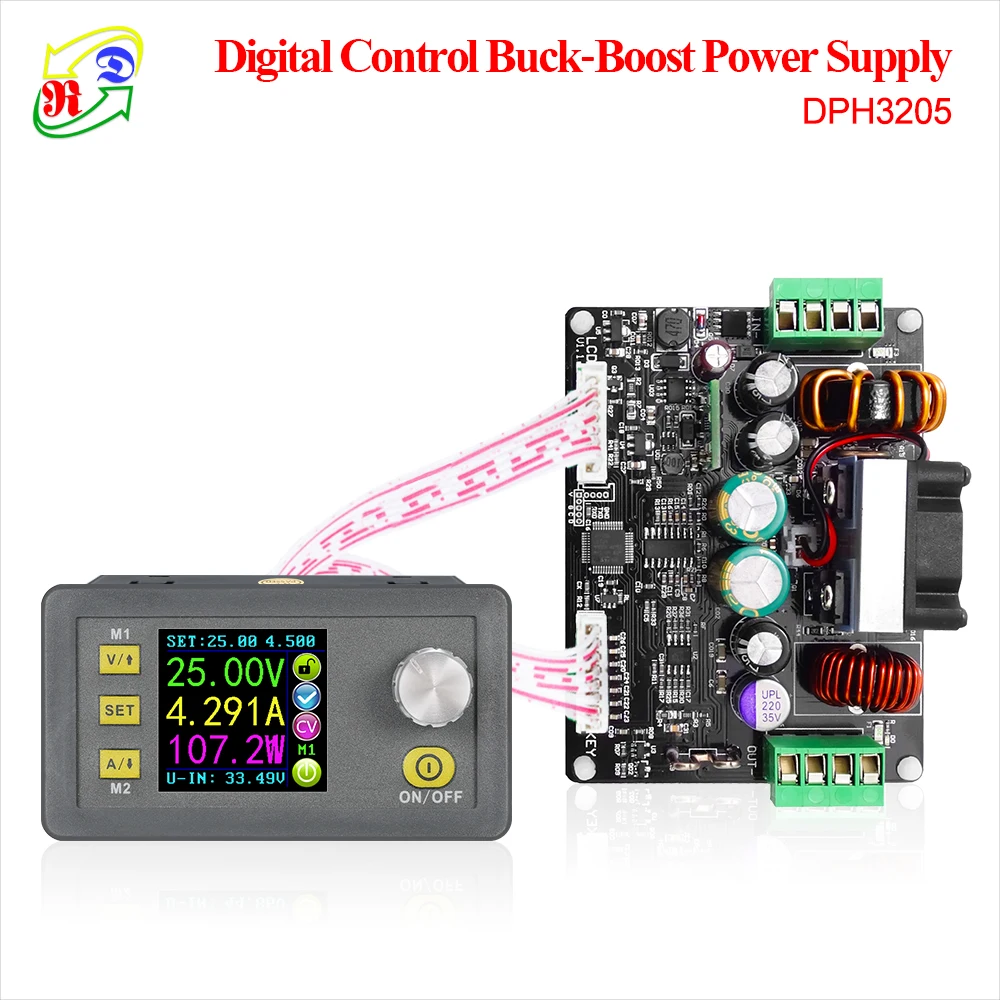 

RD DPH3205 Buck-boost converter Constant Voltage current Programmable digital control Power Supply color LCD voltmeter 32V 5A