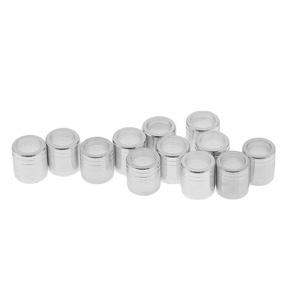 Archery Arrow Explosion-proof Ring For Outer Diameter 7.6mm Arrow Shaft, Set of 12 Various Color
