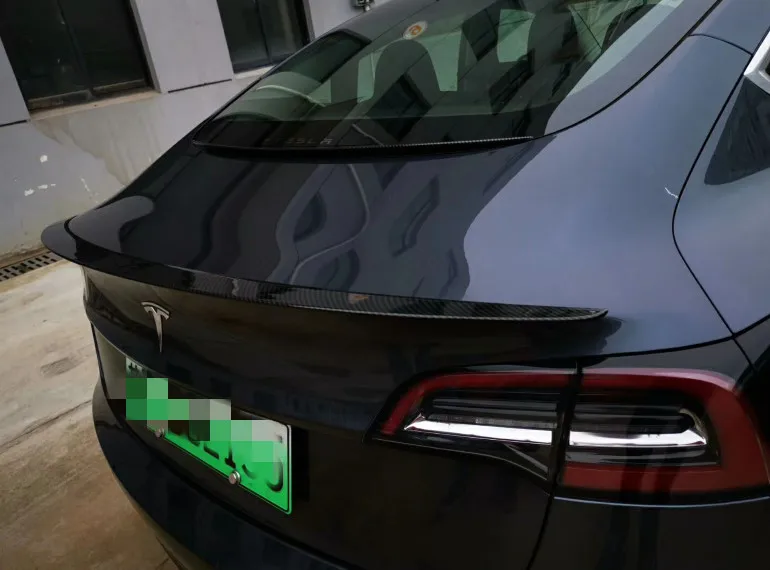 Для Tesla модель 3- заднее крыло спойлер задний багажник крылья спойлер углеродное волокно 3 м коллоидная установка