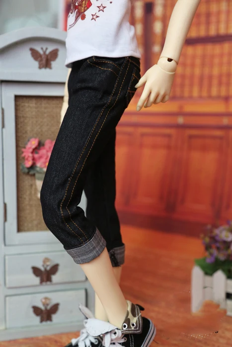 1/4 1/3 масштаб BJD кукольная одежда укороченные джинсы для BJD/SD аксессуары SSDF ID72 uncle. Не включены кукла, обувь, парик и другие A0955