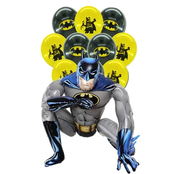 

65*42cm 3D Large Batman Foil Balloons Super Hero Birthday Party Decoration Supplies Children's Gifts Air Toys