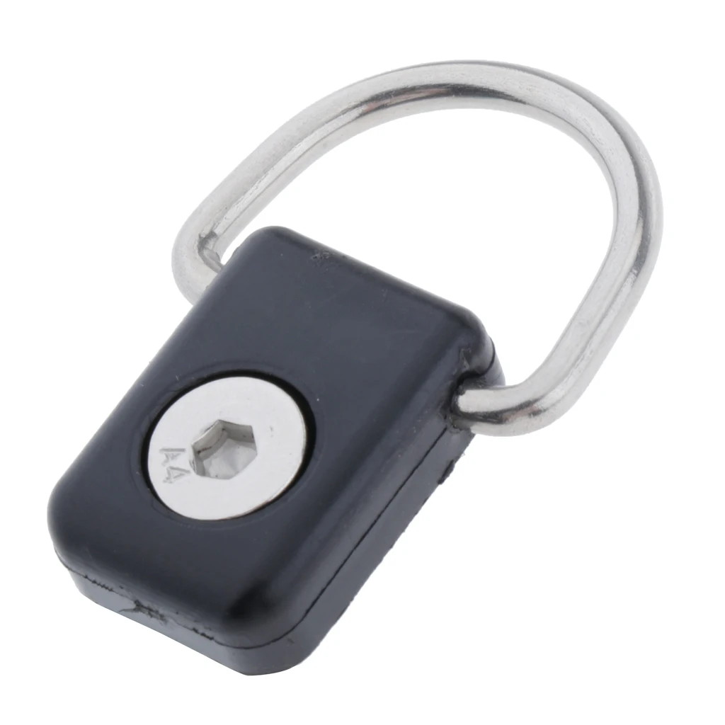 Kayak D Ring Kayak Fishing Rigging D Ring Buckles Backrest Buckles DIY Deck Buckle for Bungee Accessory Kayak Boat Accessories