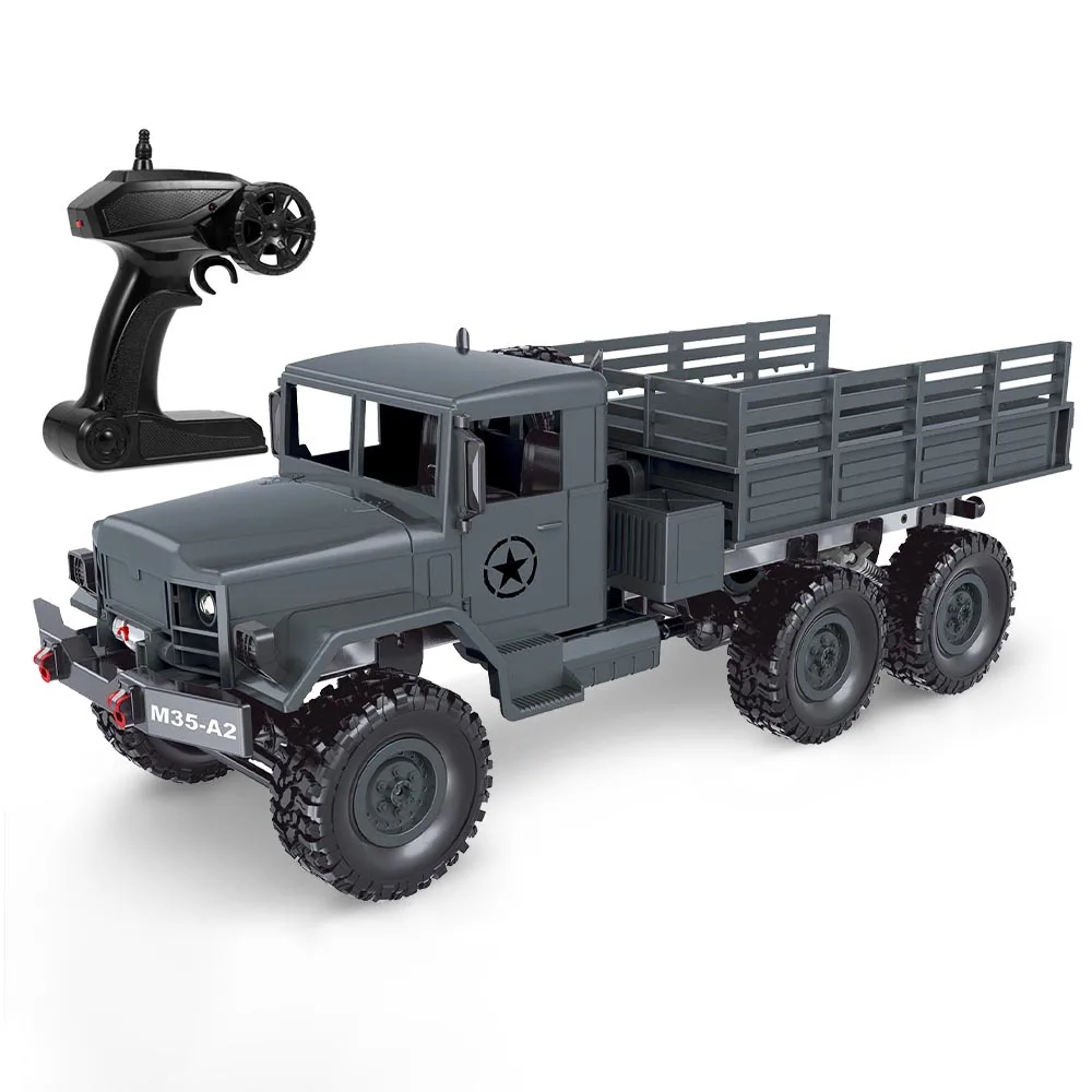 Военный грузовик 1/16 2 4G 6WD внедорожник высокая скорость электрический автомобиль