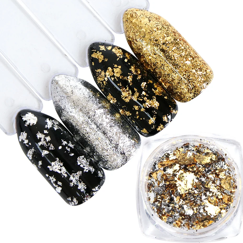 UV LED Lamp Nail Set for Gel Polish Dryer Base Top Coat Soak Off Nail File Brush Remover Nail Tools Glitter Manicure Kit 4