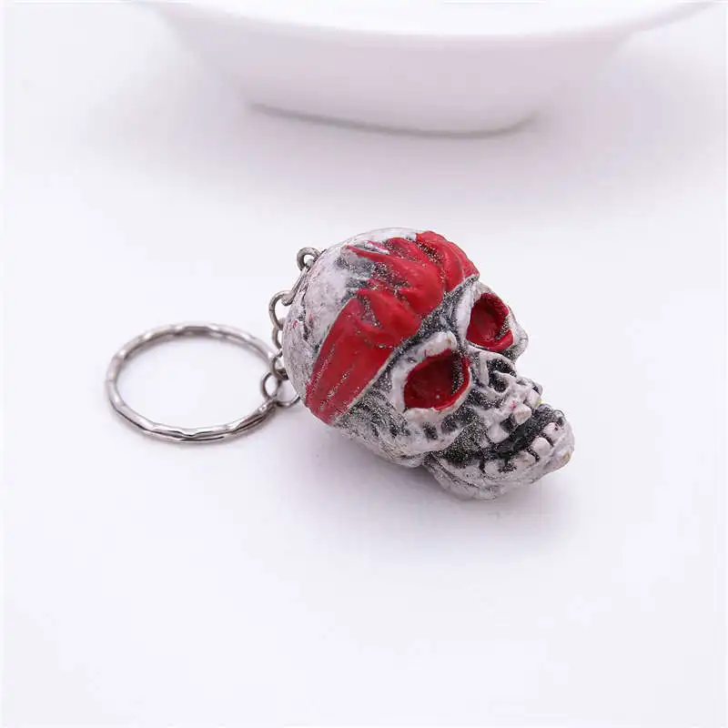 LXJERY Kuso Skating Skull брелок со скелетом панк курительная цепочка для ключей с черепом для женщин сумка Подвеска в виде ключа кольцо подарки ювелирные изделия