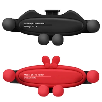 

Gravity Car Phone Holder Car Navigation Bracket Car Air Vent Clip Mount No Magnetic Mobile Phone Holder GPS Stand