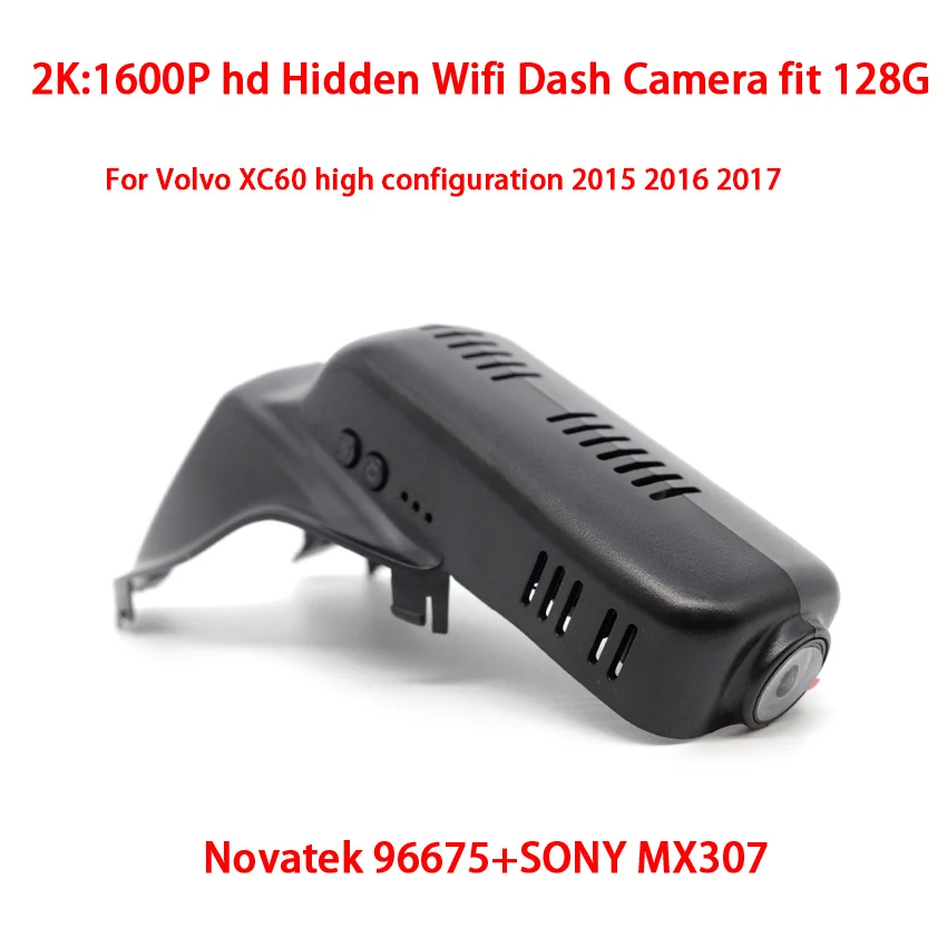 4K Easy to install Car DVR Wifi Video Recorder Dash Cam Camera For Volvo XC60 2012 2013 2014 2015 2016 2017 APP Control Function rear view mirror camera system DVR/Dash Cameras