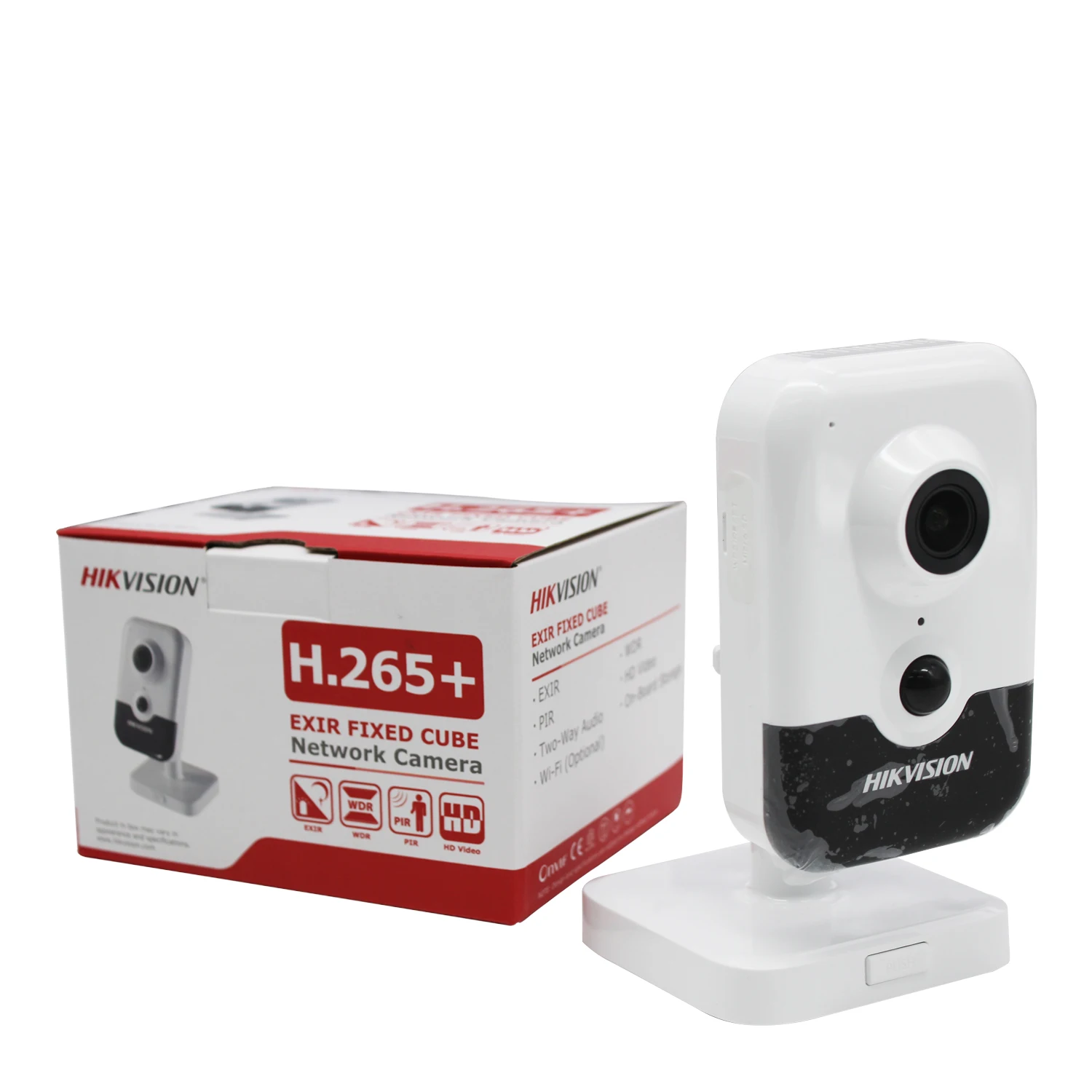  Hikvision Home Security Wi-Fi Camera PoE DS-2CD2443G0-IW 4MP IR Fixed Cube Wireless IP Camera Built