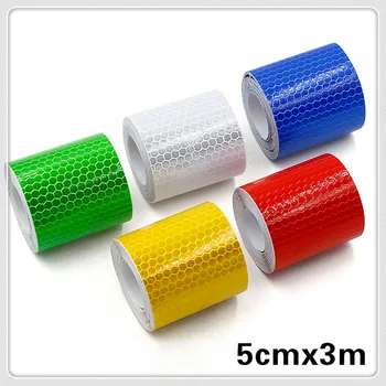 

5cm Car Reflective Tape Stickers Warning Safety Styling for BMW EfficientDynamics 335d M1 M-Zero 545i 530xi X2 X3 M5 M2