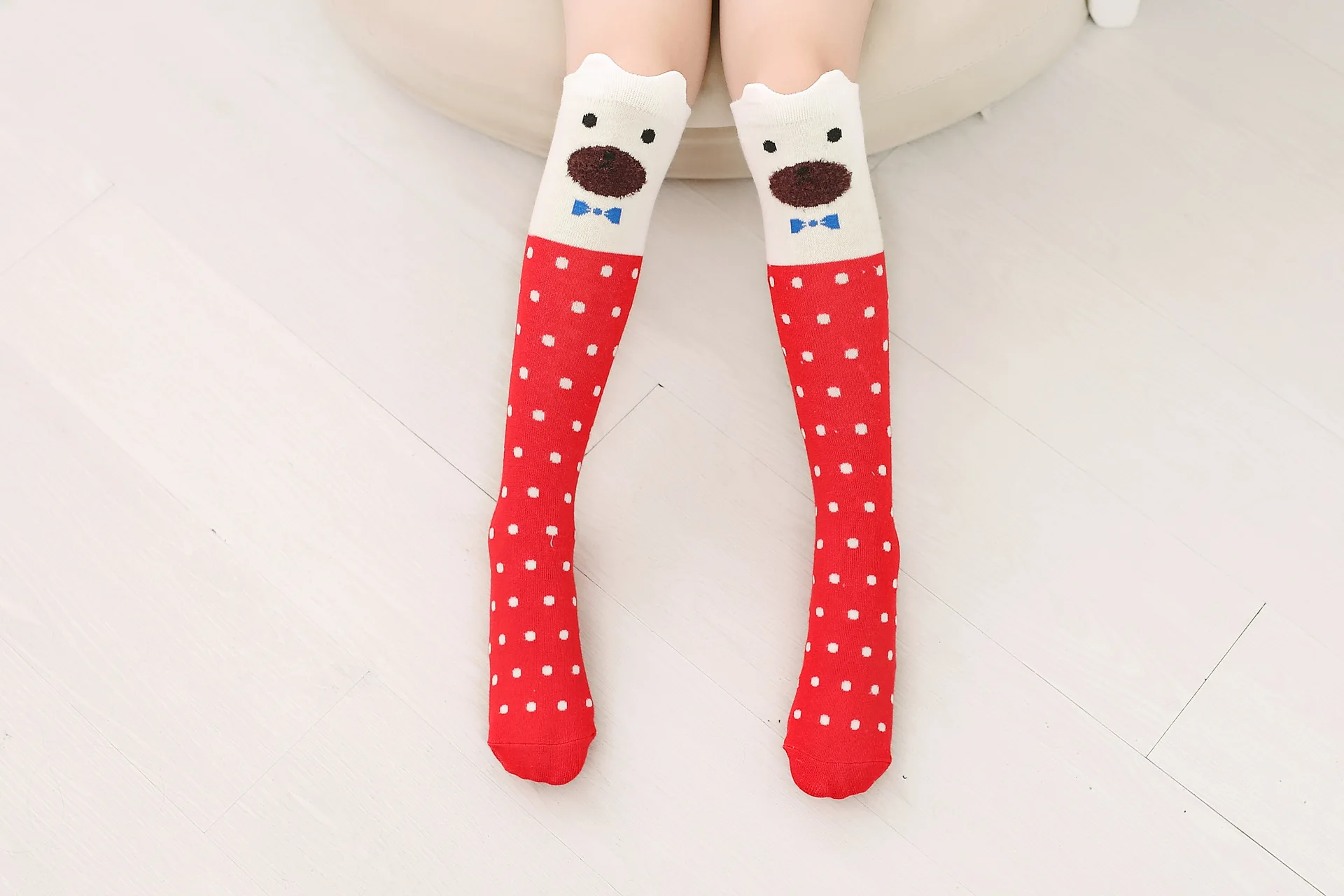 Cartoon Kids Socks Girls long Socks Cotton Knee High Leg Warmers Socks Long Tube Princess Children's Knee Socks Kid Dance Sock