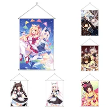 

NEKOPARA Chocola Vanilla Maple Alloy Scroll Cartoon Comic Scroll Hanging Wall Decor