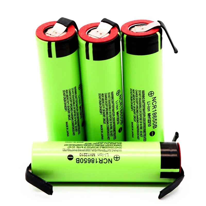 NCR18650B 3,7 v 3400mah 18650 литиевая аккумуляторная батарея Сварка никель листовые батареи