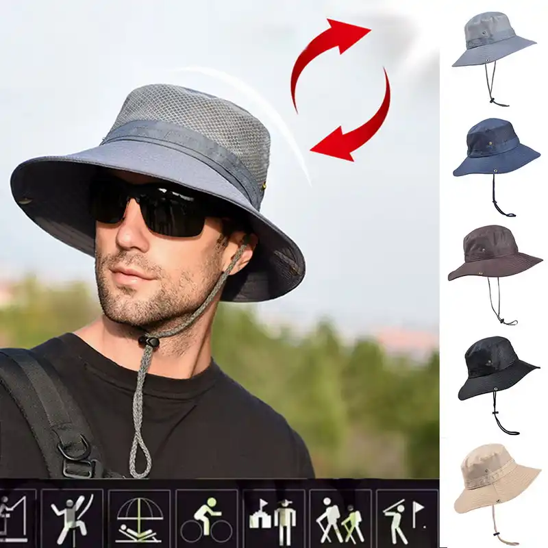mesh brim hat