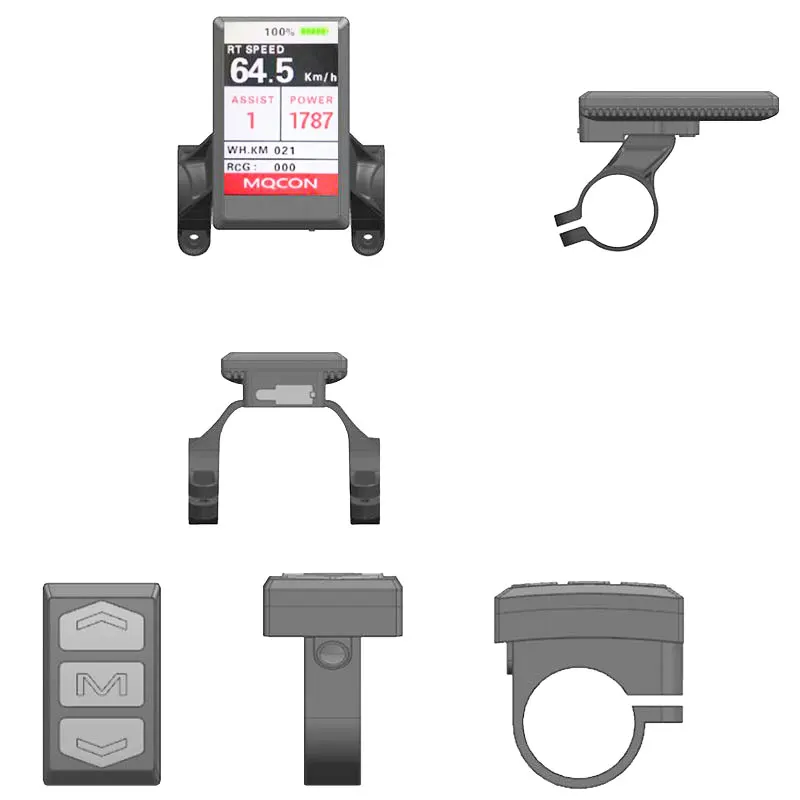 Controlador do Motor Display do Velocímetro e com Adaptador Bluetooth para Bicicleta Sabvoton Color h6 Svmc72150 Tft 16 High Quality Automóveis e motos