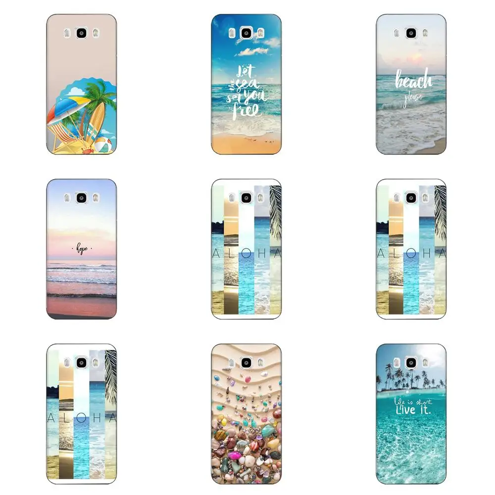 Летние пляжные Чехлы для Samsung Galaxy Note 5 8 9 S3 S4 S5 S6 S7 S8 S9 S10 | Мобильные телефоны и