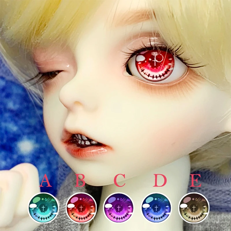 

BJD pressure eyes 10-22mm doll eyes with metallic effect for 1/8 1/6 1/4 1/3 BJD SD DD doll accessories eyes for dolls