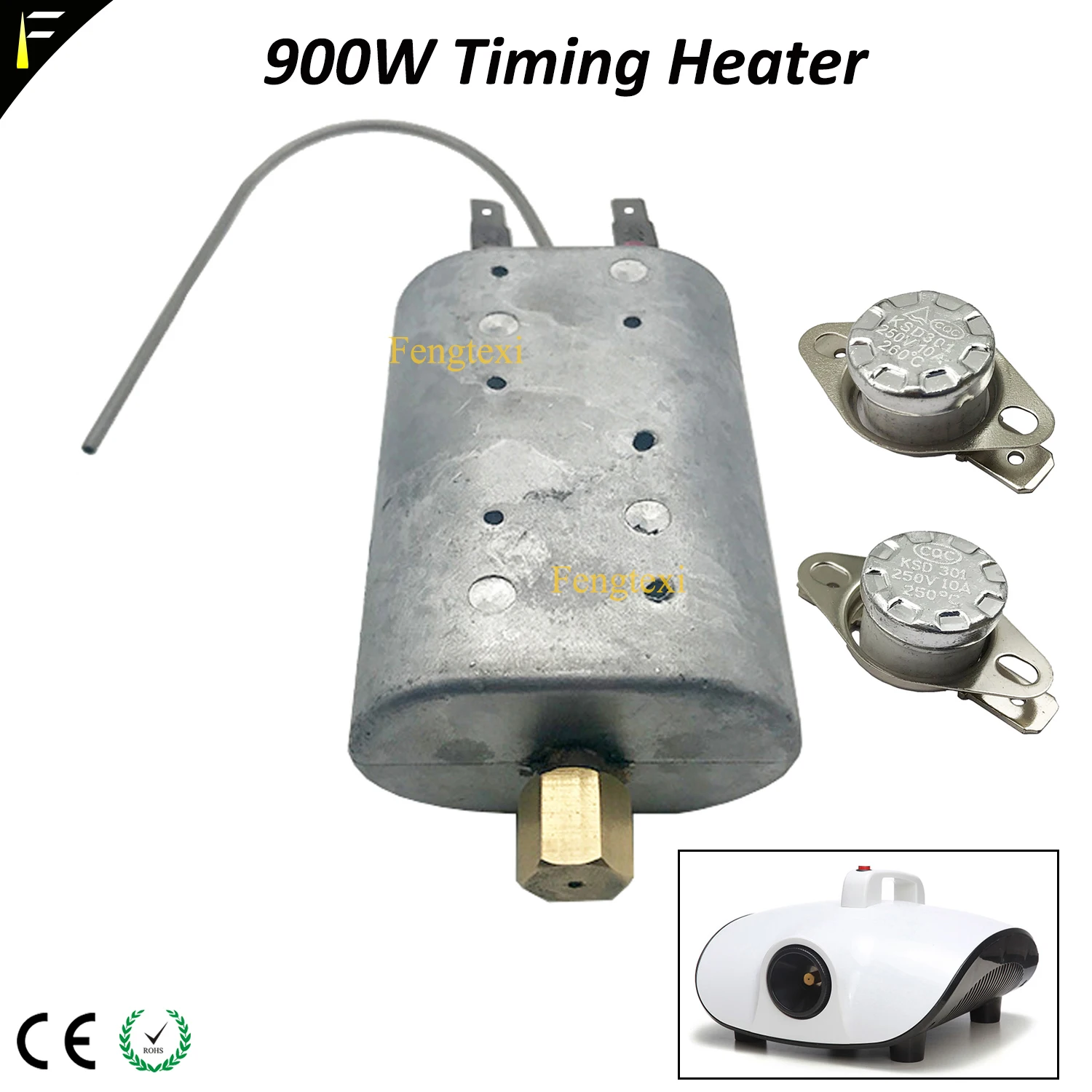 Heating Fog Machine 900w Timming Heater Element Rod Core Pipe Tmp 250