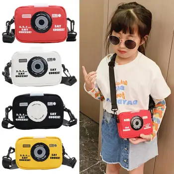 

Fashion Kids Messenger Bags Camera Print Bag Wild Coin Purse Girls Accessories Bag New
