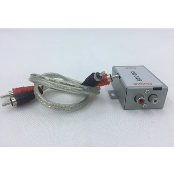

Car Stereo Head Speaker Audio Amplifier High to Low 2 RCA Converter Filter