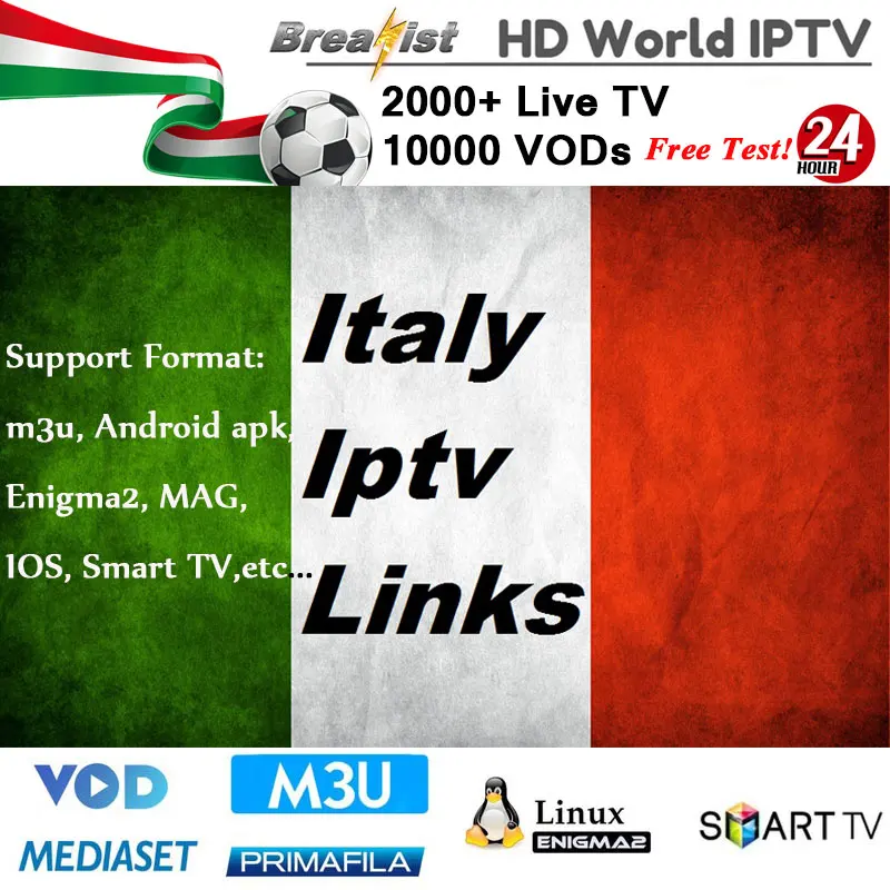 #*Cheap 1 year IPTV Italia for Android tv box m3u smart tv Enigma2 MAG support iptv Italy subscription Spain France Germany Netherlands