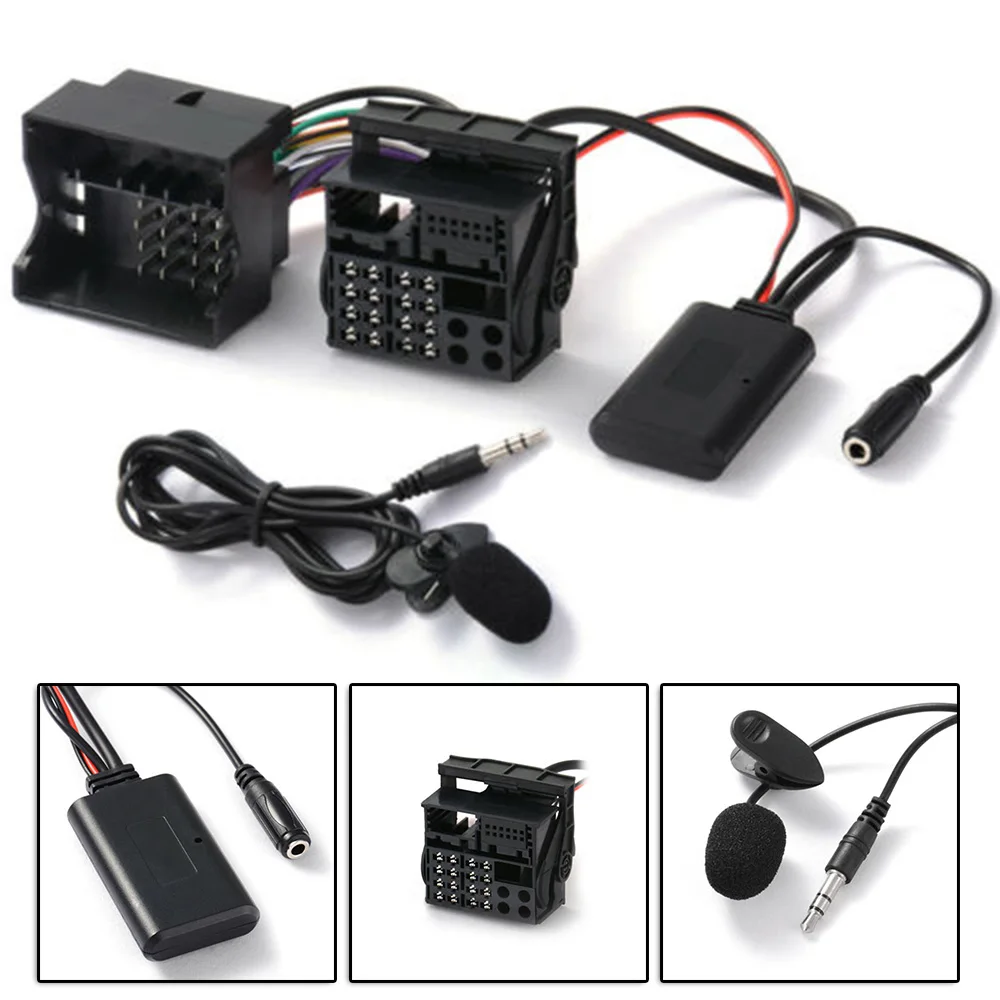 Audio AUX Cable Adapter Bluetooth External MIC For Opel CD30 CDC40 CD70 DVD90 Efficient Music Transmission Version 5.0