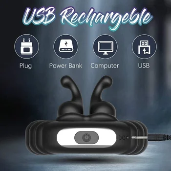 Penis Ring Vibrator Delay Ejaculation Cock Ring Adjustable Size Longer Harder Chastity Device Prostate Massager Sex Toy for Men 5