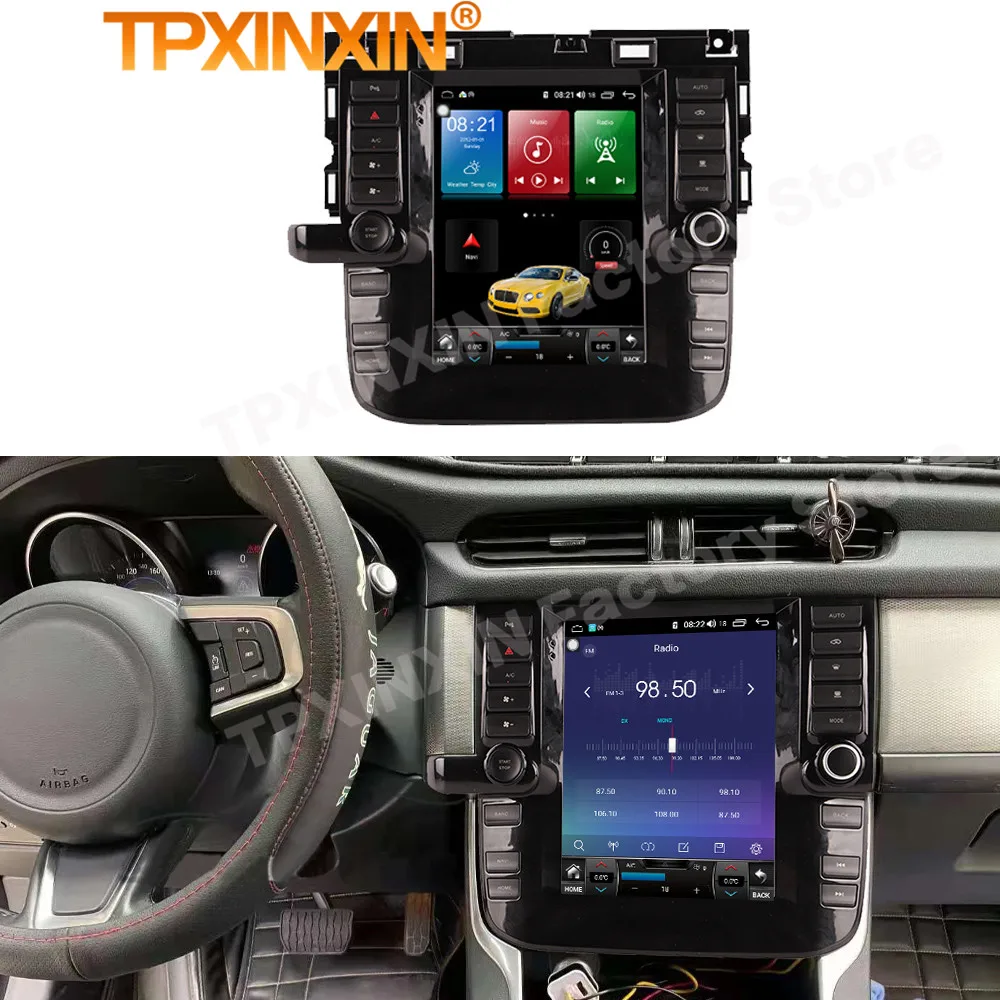 

Автомобильный мультимедийный плеер Carplay, 8 + 256 ГБ, Android 12, с Bluetooth, для Jaguar XF 2016 2017 2018 2019 GPS Navi