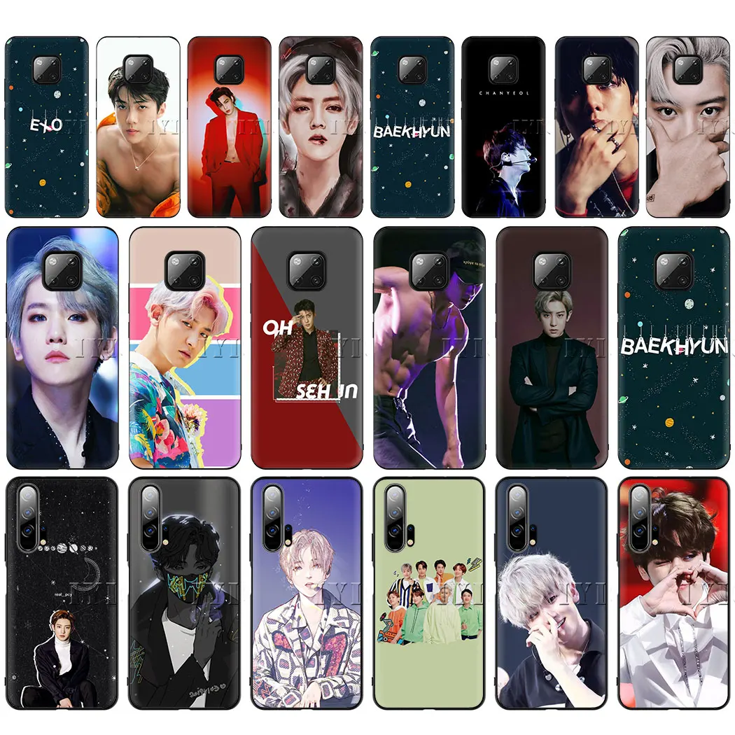 Exo K Pop Baekhyun мягкий чехол для huawei mate Nova 30 Lite Pro 5i 4 3i 3 2i 2 Honor 7A 3GB чехол|Чехлы-накладки| |