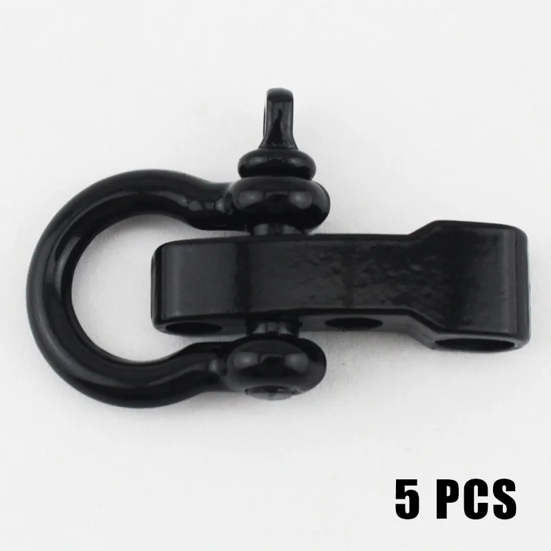 5 Pcs U D Shape Anchor Shackle Screw Pin Bracelet Buckle Accessories for Outdoor ZJ55 - Цвет: d
