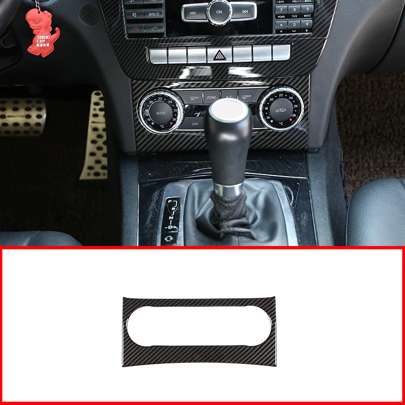 2 Цвета ABS Автомобильный Центр кондиционер декоративная рамка для Mercedes benz C Class W204 2011- Аксессуары