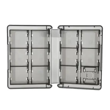 

24 in 1 Protective Case Game Cards Cartridge Holder Storage Box Organizer Shockproof Shell Portable for Nintendo Switch 3DS 2DS/