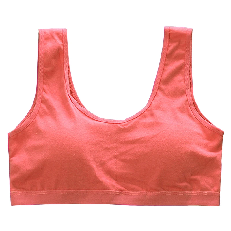 

Girls Bra Breathable Teenager Bras For Kids Adolescente Lingerie Solid Teen Vest Girls Tube Tops Underwear