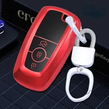 

TPU Key Case for Car for Ford Focus EcoBoost 180 2020 Key Cover for Ford Escort Trurus EDGE EcoBoost 245 TITANIUM 2019 Key Fob