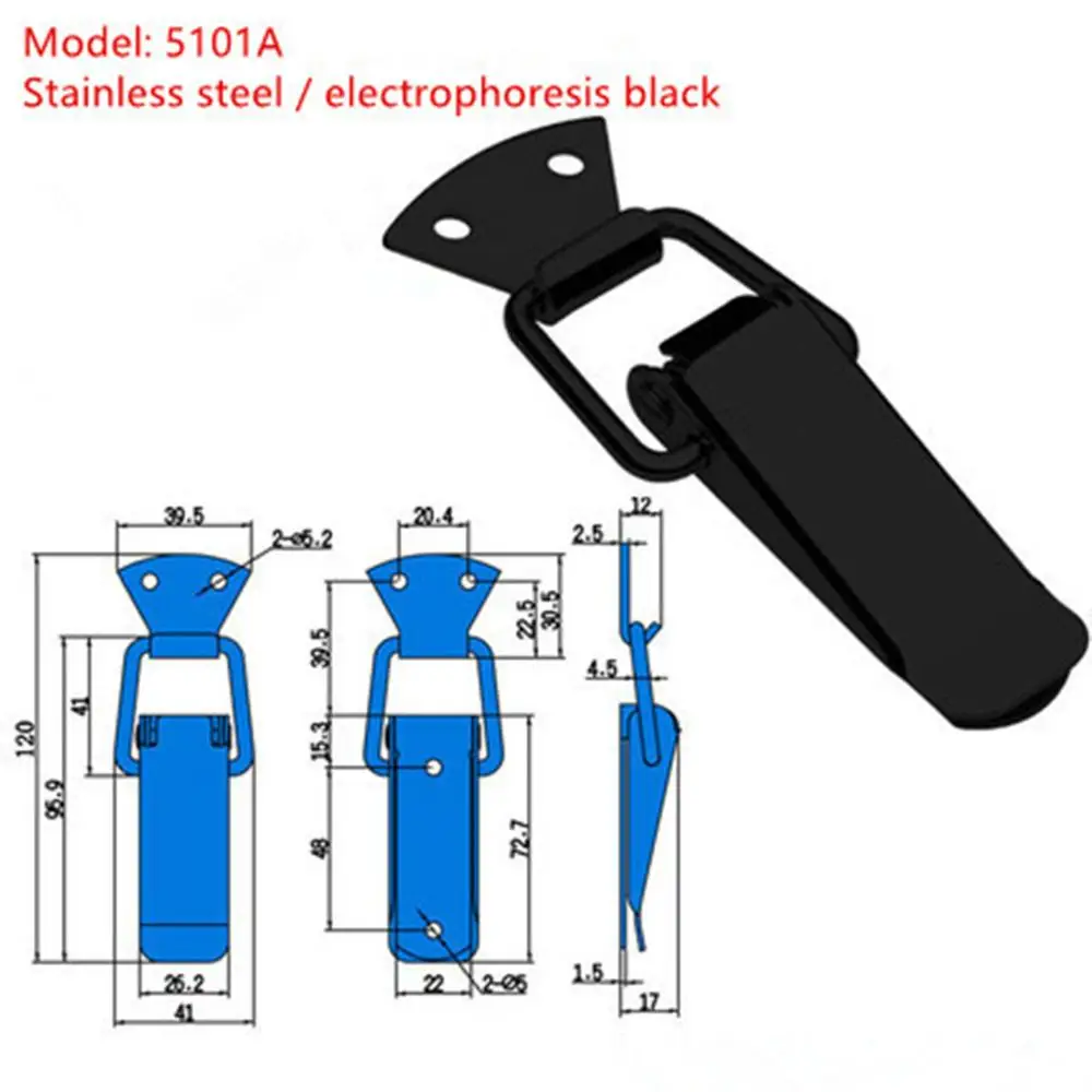 Домашний замок из нержавеющей стали небольшой с пряжкой для шкафа двери карт