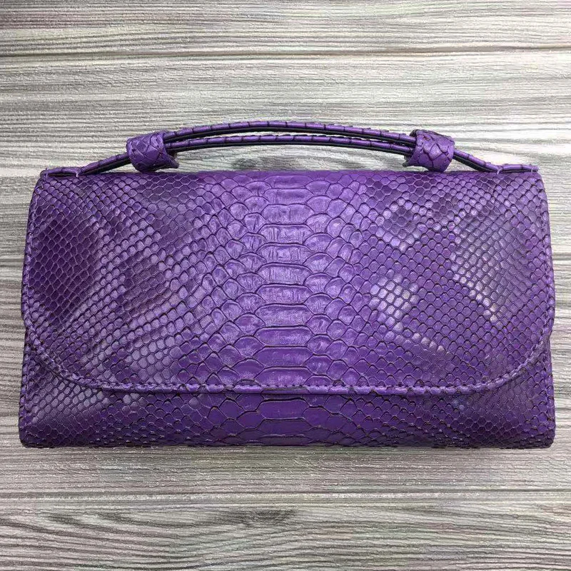 Snake purple Модный женский клатч, красная змеиная кожа, сумка на плечо, вечерние, кошелек, сумка для телефона с регулируемой ручкой и цепочкой, Сумочка для телефона - Цвет: Snake purple