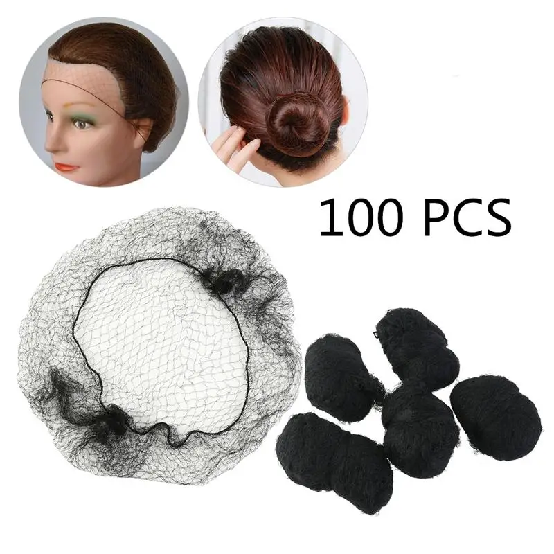 Filet à cheveux Invisible pour femmes, 10 pièces, noir, doux, élastique,  perruques, ligne de tissage, filet à mailles, résille, casquettes, outils  de