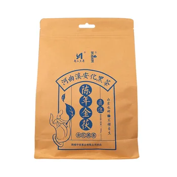 

2015 Hunan,China Anhua Old Jinfu Tea Golden Flower Dark Tea 300g for Eliminate Fatigue Reduce Fat Lose Weight