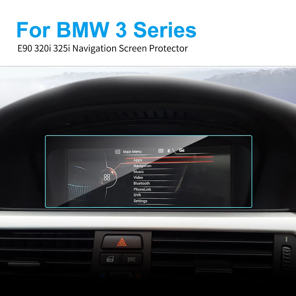 

8.8 Inch for BMW E90 320i 325i 3 Series Car GPS Navigation Screen Protector Tough Screen Tempered Glass Film Car Accessories