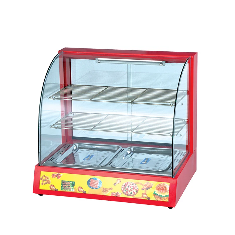 Intelligent Warmer Commercial Food Cabinet Burger Pizza Desktop Constant Temperature Glass arc Warmer Bakery Equipment Hot Buy