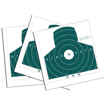 

10pcs 50*50cm Archery Target Paper Chest Ring Shooting Professional Paper For Indoor Outdoor Hunting Shooting Bow And Arrow Acce