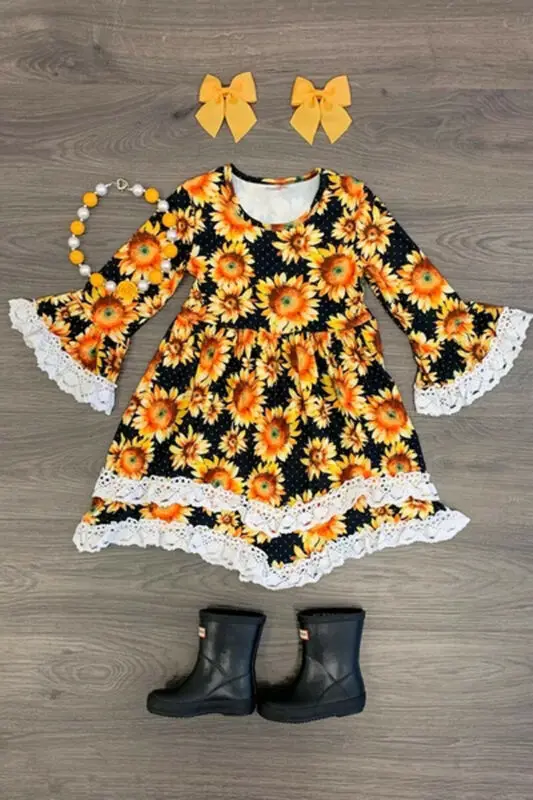 Кружевное платье пачка Emmababy с длинным рукавом для новорожденных девочек|Платья| |