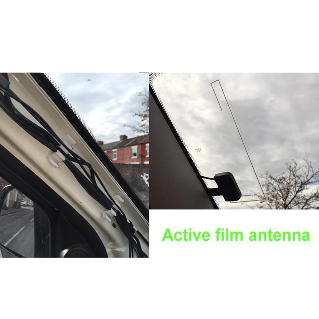 Автомобильный DAB+ приемник прикуривателя 1," ОСД дисплей Автомобильный цифровой FM радио приемник антенна комплект