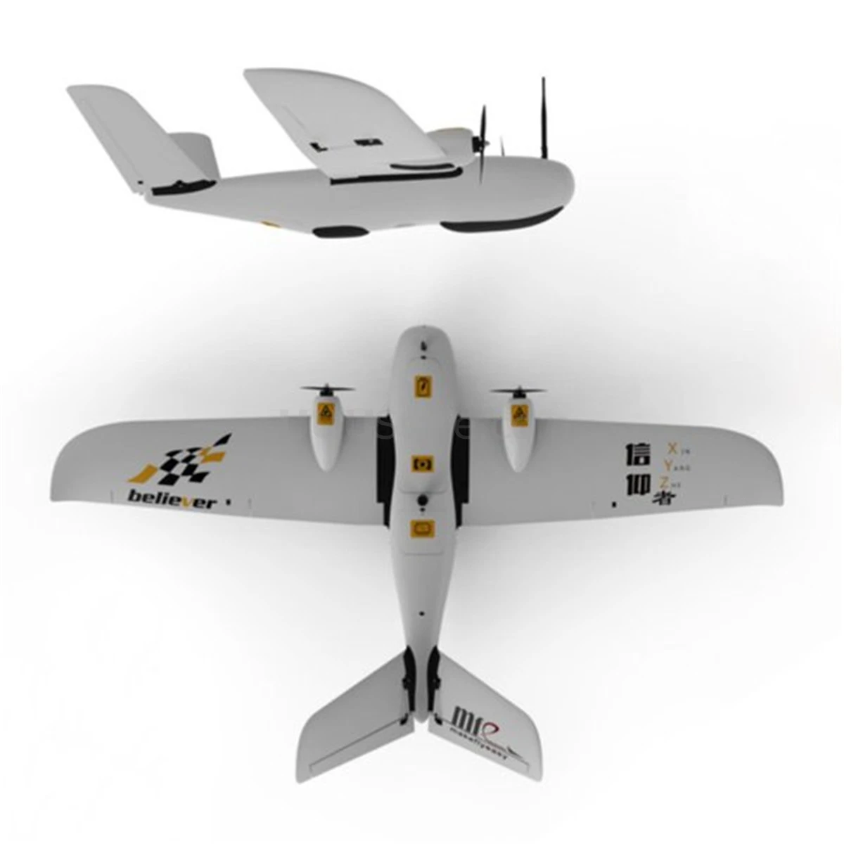 Вертушка беспилотника 1960 мм Wingspan EPO портативный воздушный осмотр самолета
