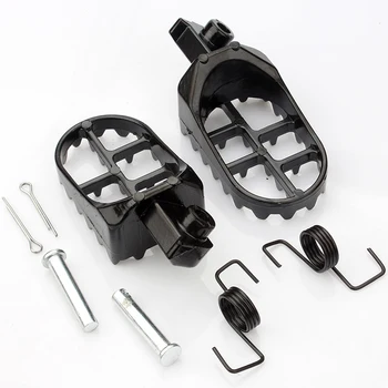 

Black Wide Foot Pegs Footrests For Yamaha PW50 PW80 TW200 Honda XR/CRF Pit Dirt Bike