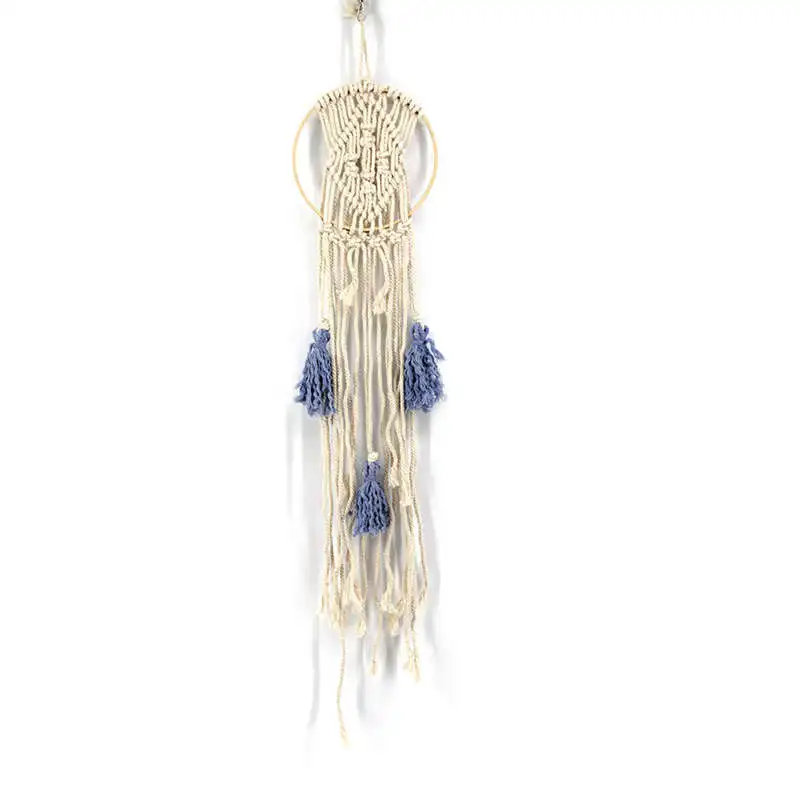 

Macrame Hand-Woven Bohemian Tapestry Creative Studio Bedroom Nordic Style Tassel Wall Hanging