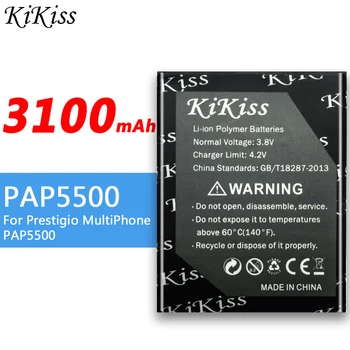 

3100mAh High Capacity Battery For Prestigio MultiPhone PAP5500 DUO PAP 5500 Smart Phone Battery